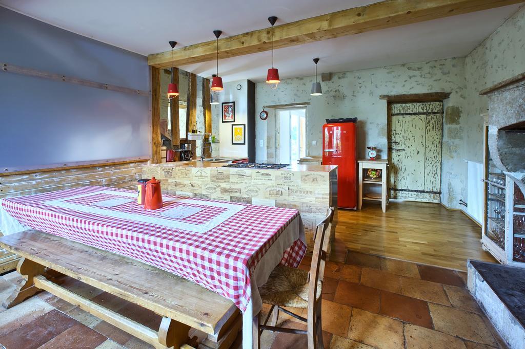 Maison D'Hotes Rouge Bordeaux Auros Buitenkant foto
